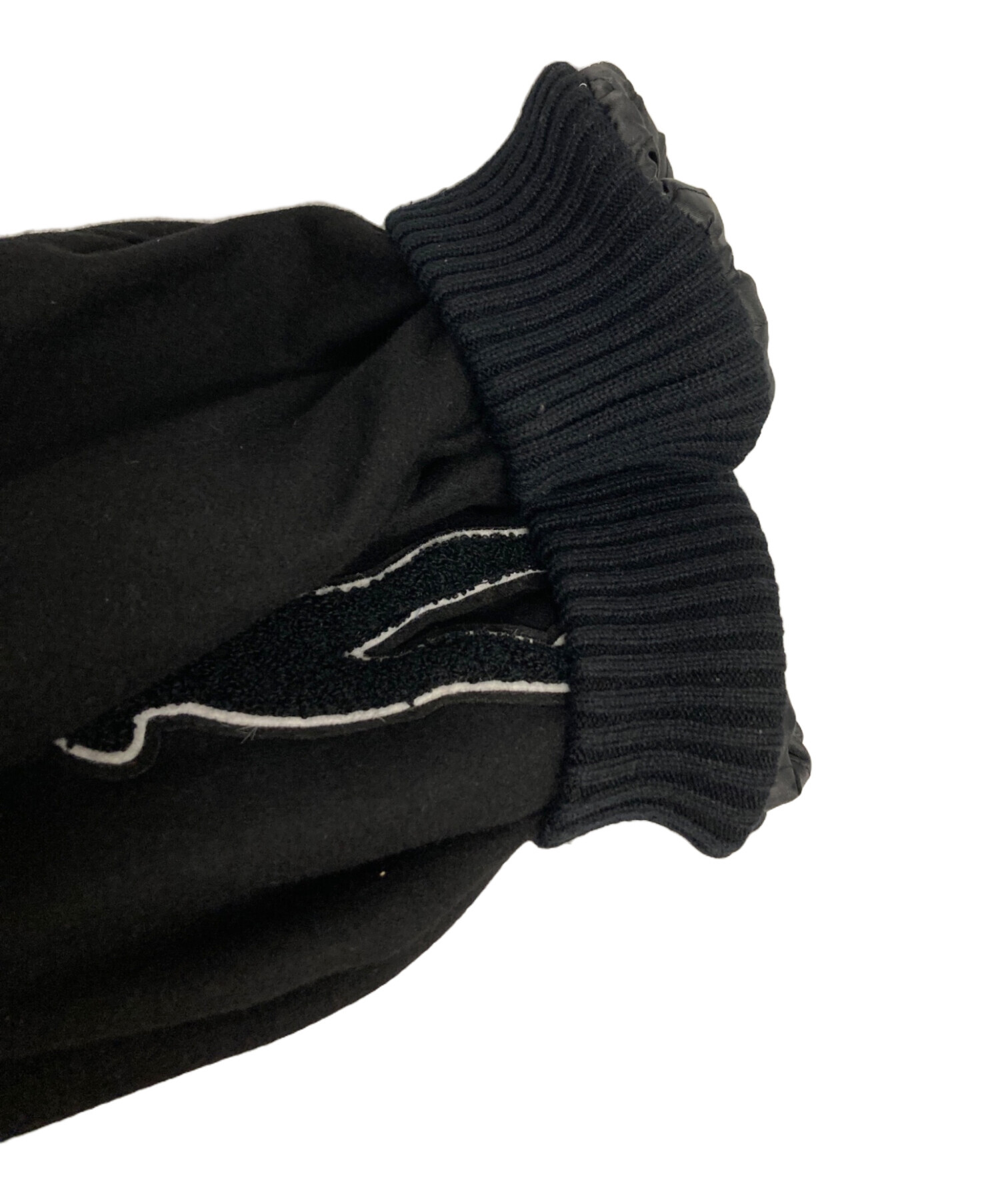 中古・古着通販】CREAM SODA (クリームソーダ) スタジャン ブラック