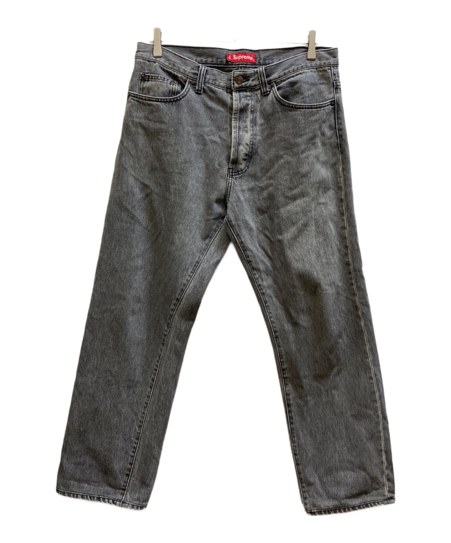 中古・古着通販】SUPREME (シュプリーム) デニムパンツ グレー サイズ