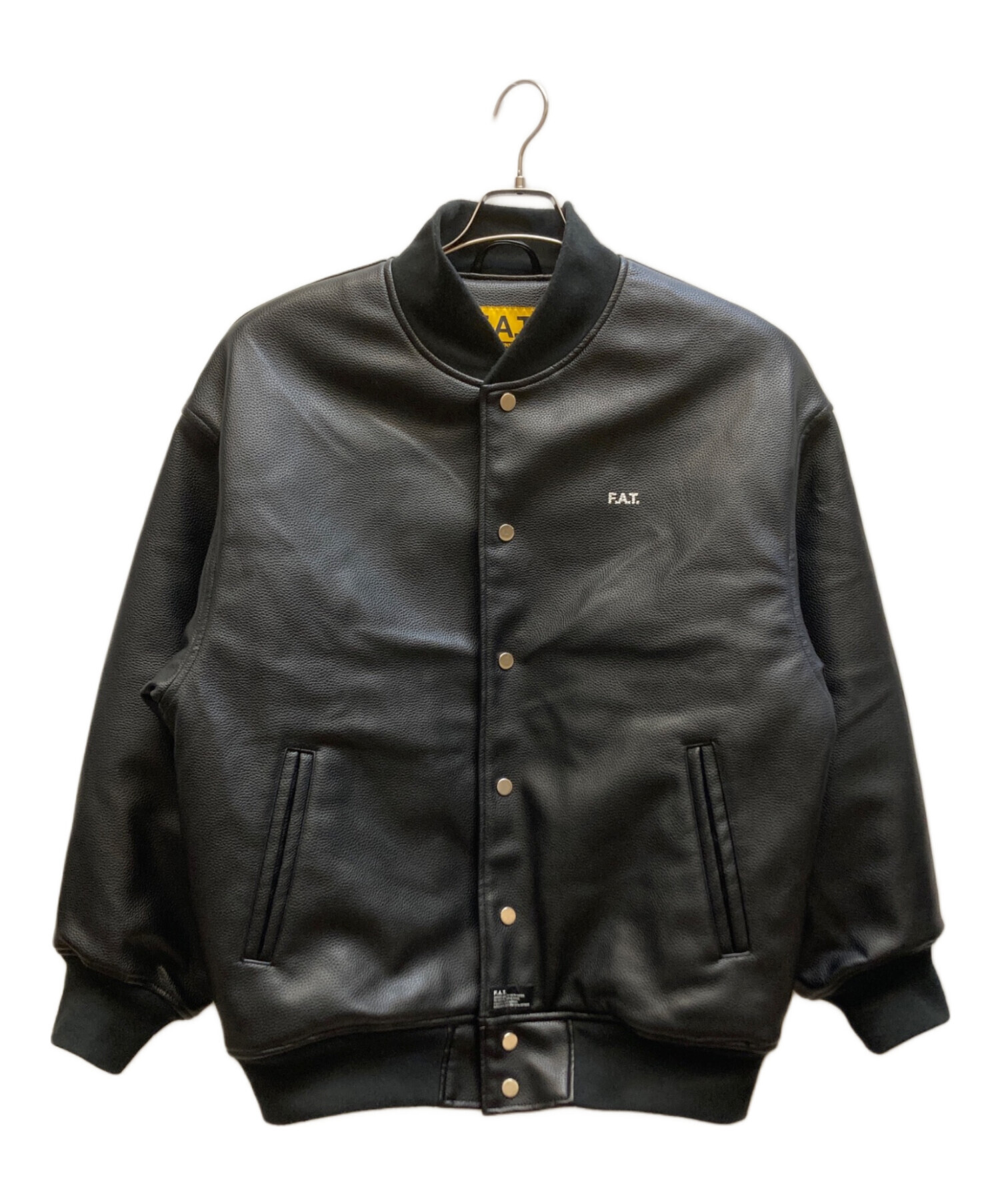 中古・古着通販】FAT (エフエーティー) スタジャン ブラック サイズ