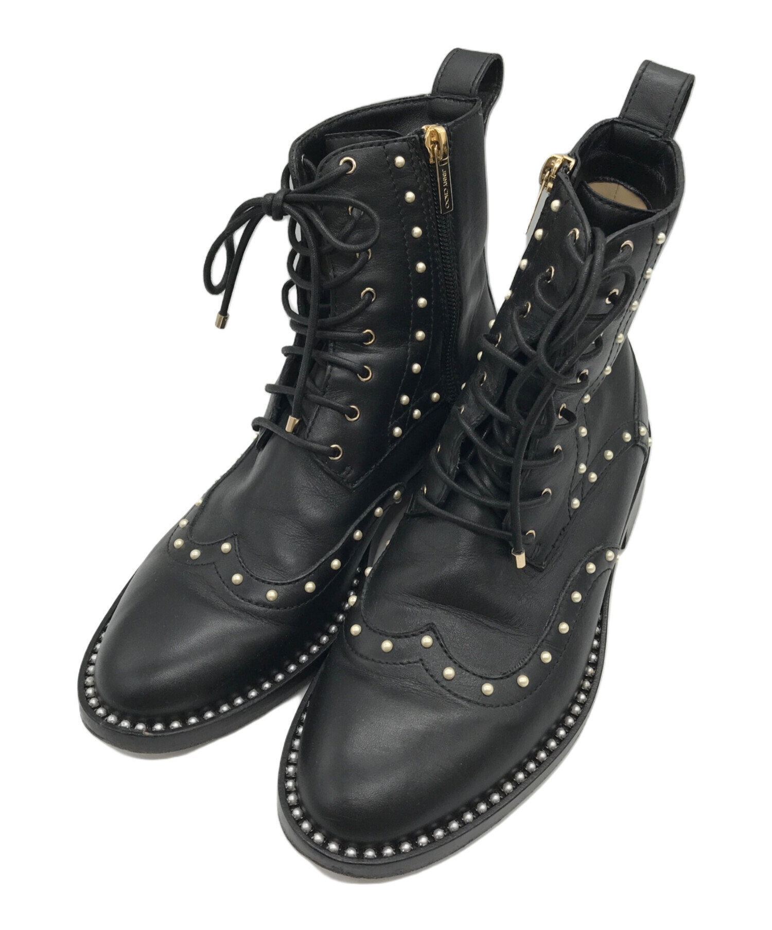 中古・古着通販】JIMMY CHOO (ジミーチュウ) パールスタッズショート