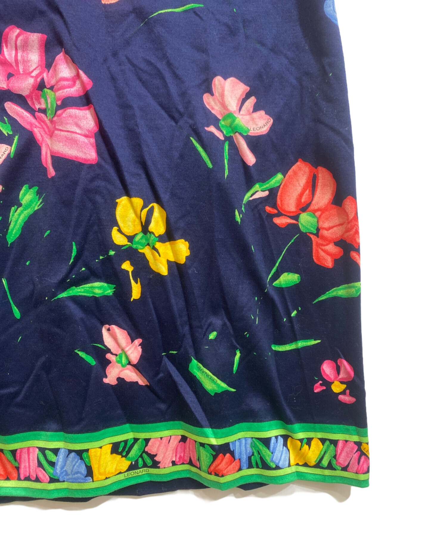 中古・古着通販】LEONARD (レオナール) 花柄ワンピース/0390100