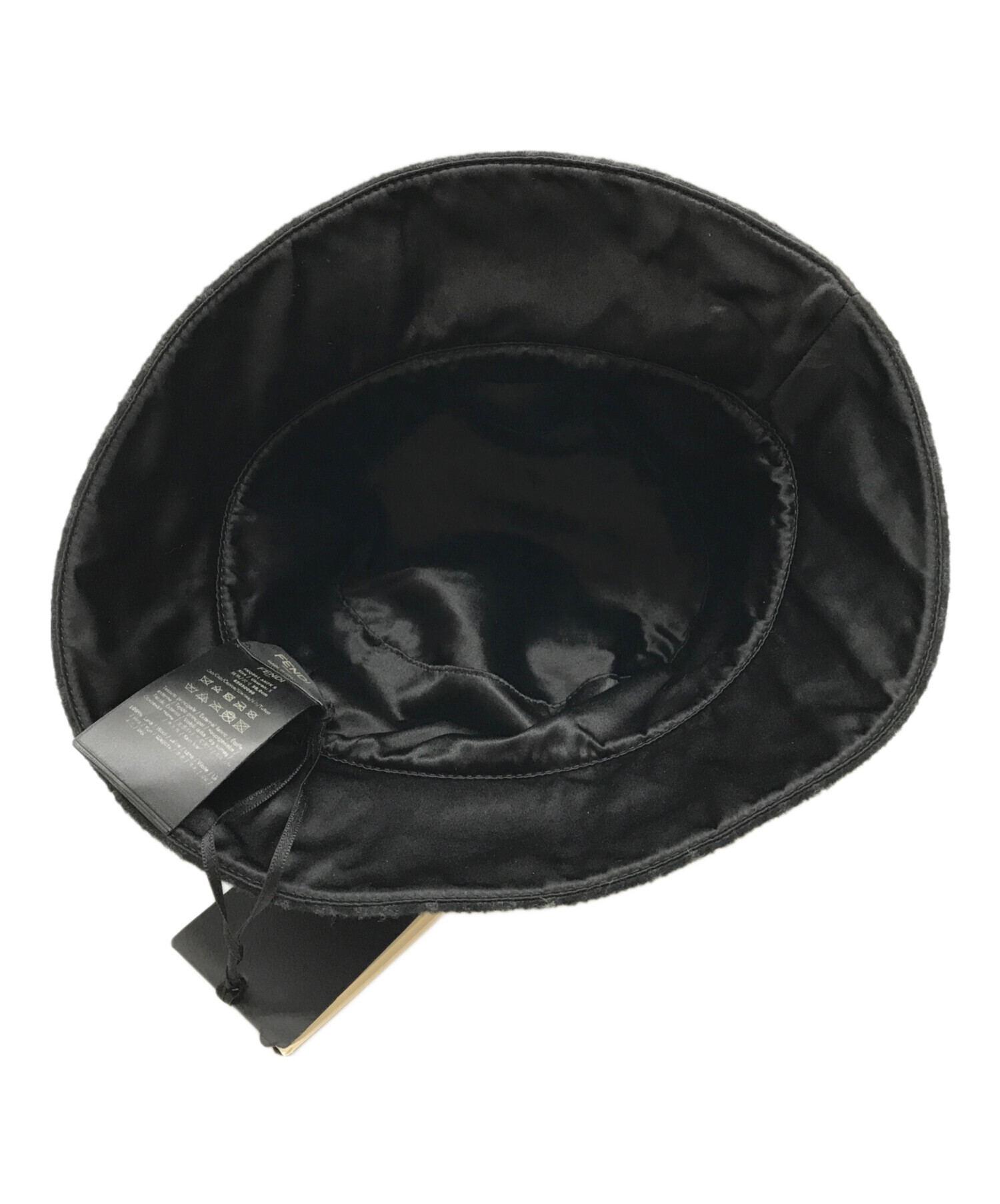 中古・古着通販】FENDI (フェンディ) ズッカバケットハット ブラック