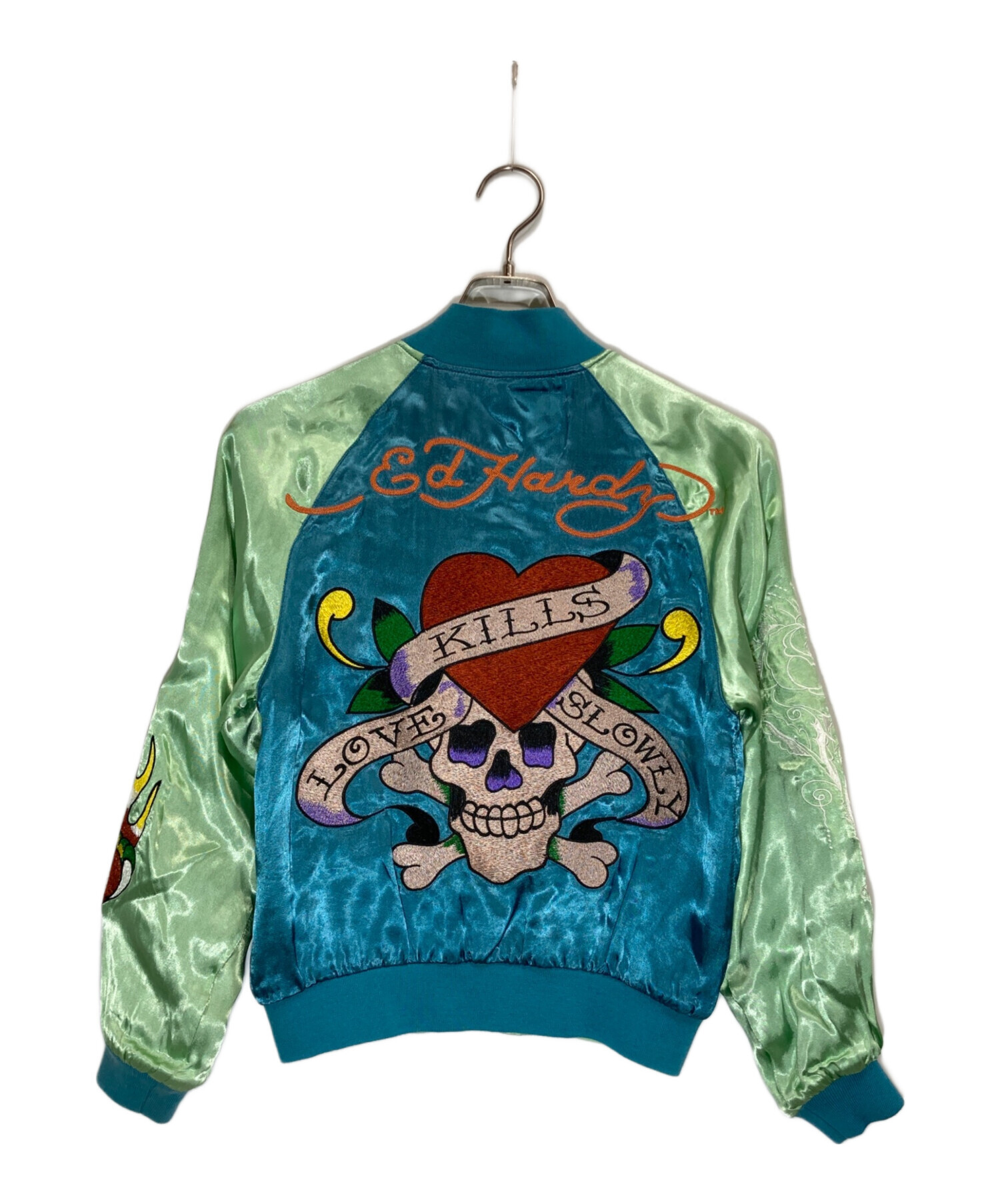 中古・古着通販】ED HARDY (エド ハーディー) スカジャン ブルー