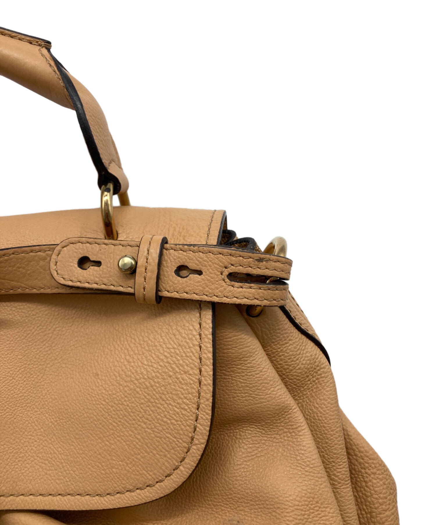 中古・古着通販】Chloe (クロエ) ELSIE 2wayショルダーバッグ ベージュ