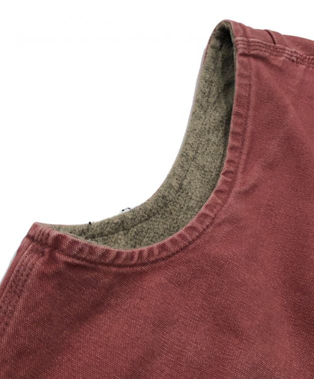 中古・古着通販】CarHartt (カーハート) ダックベスト レッド サイズ:L