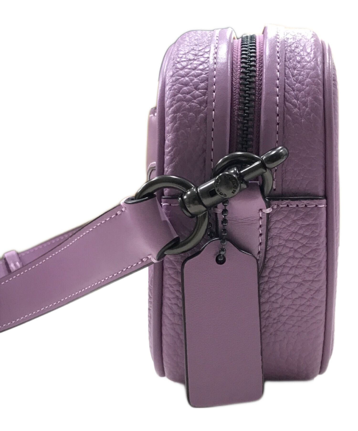 中古・古着通販】COACH (コーチ) カメラショルダーバッグ パープル