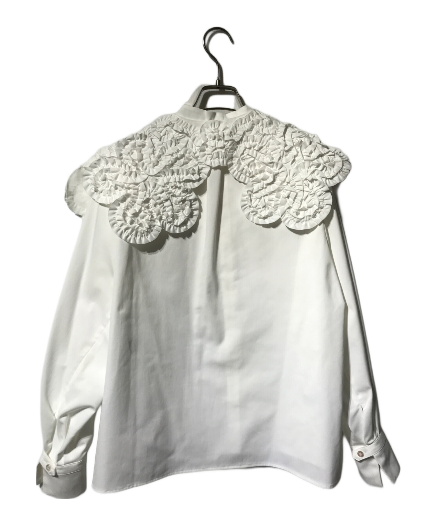 中古・古着通販】YORI (ヨリ) ホイップカラーブラウス/ビックカラー