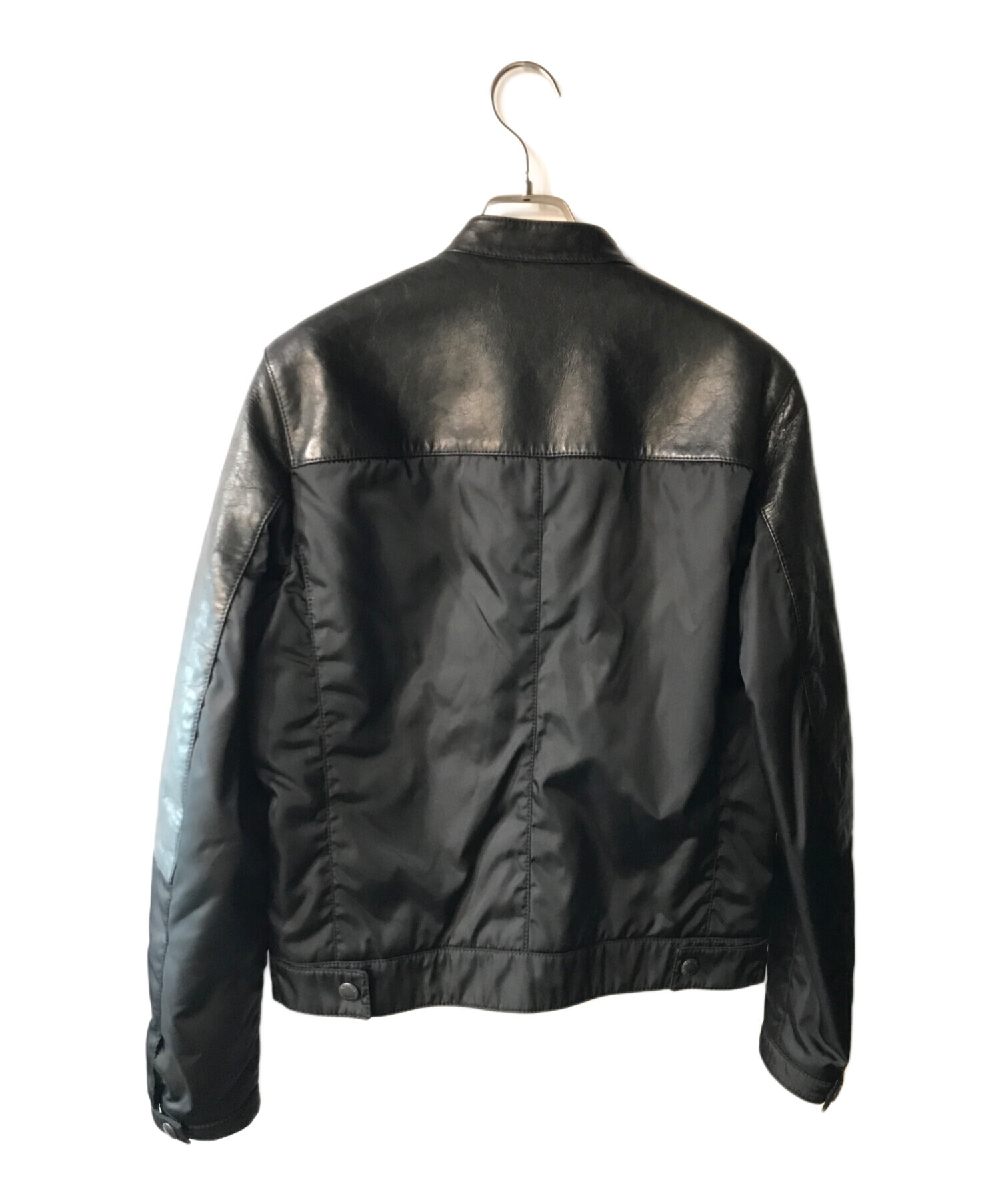 中古・古着通販】PRADA (プラダ) ナイロンレザー切替ジャケット