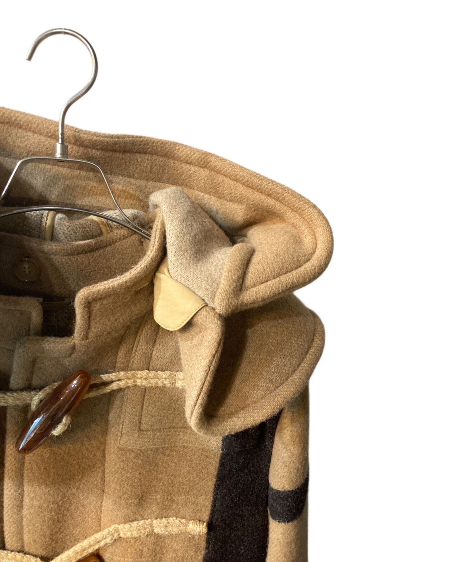 中古・古着通販】BURBERRY (バーバリー) ダッフルコート ベージュ