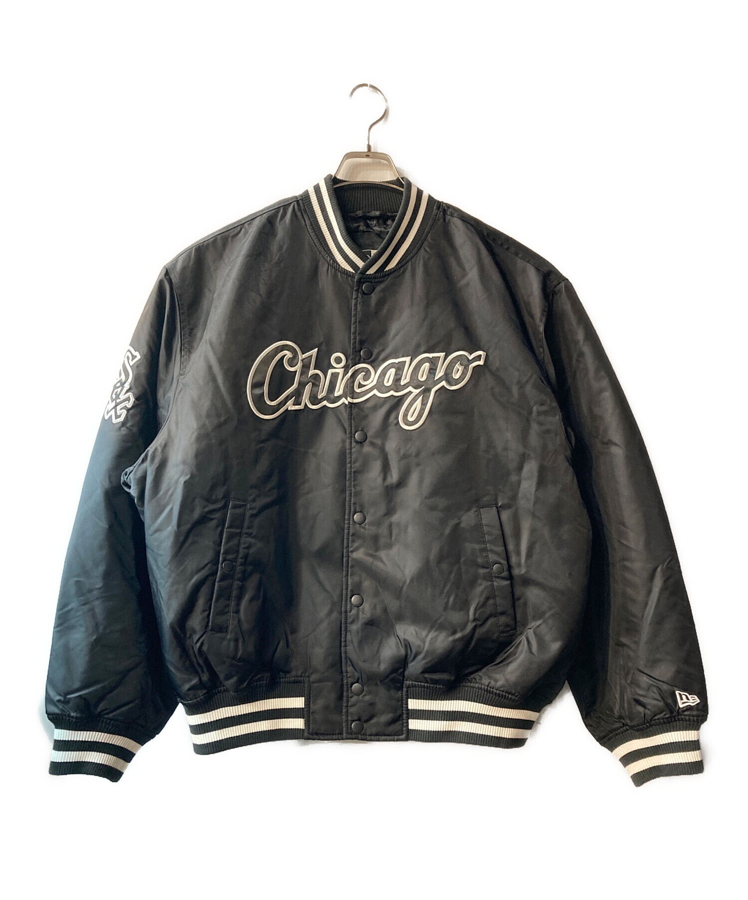 中古・古着通販】New Era (ニューエラ) スタジャン ブラック サイズ:L