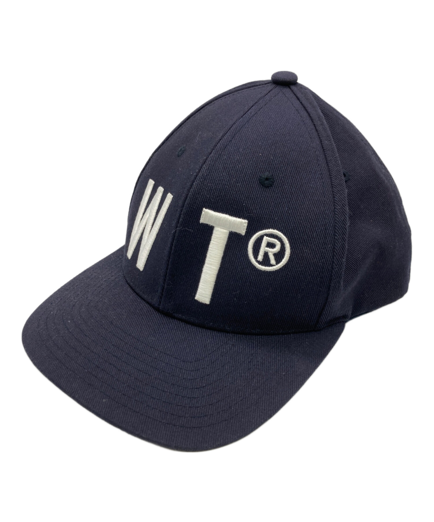 WTAPS キャップ ネイビー スナップバック 191HCDT-HT14 WTAPS ロゴ入り