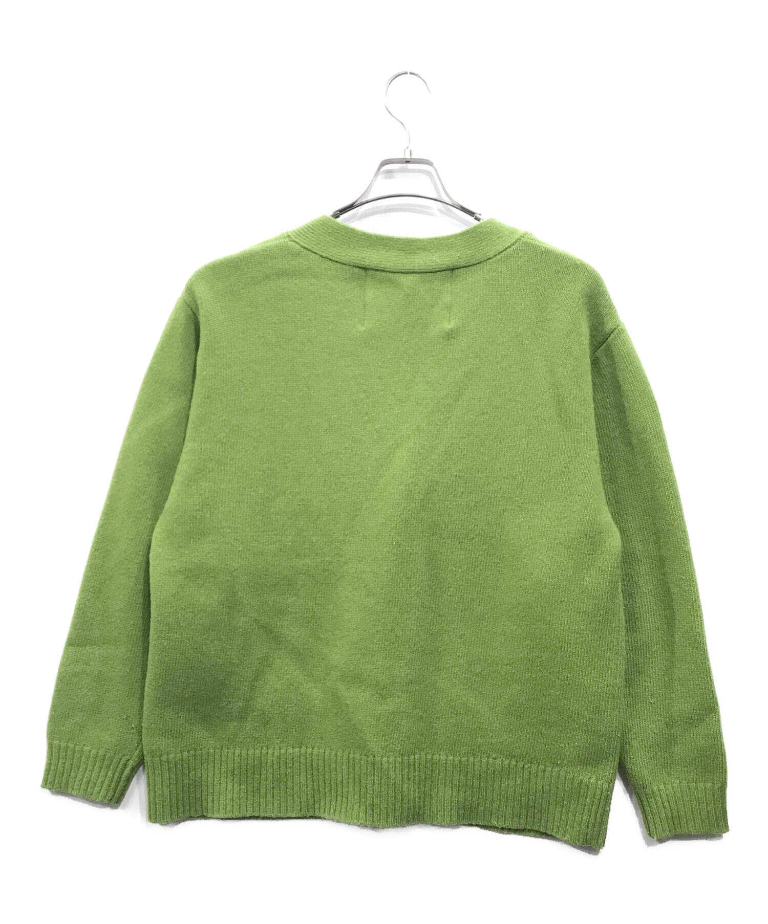 中古・古着通販】TTT MSW (ティー) standard knit cardigan グリーン