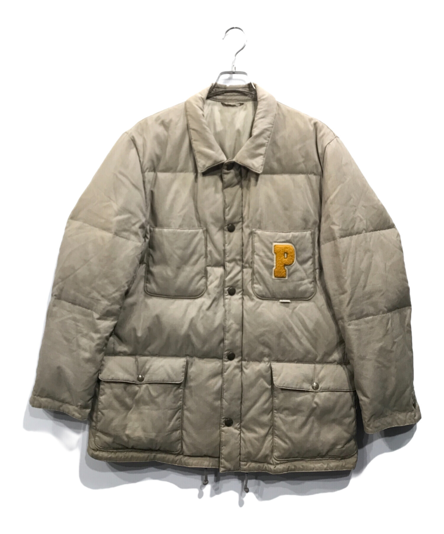 中古・古着通販】PAPAS (パパス) ダウンジャケット ベージュ サイズ:52