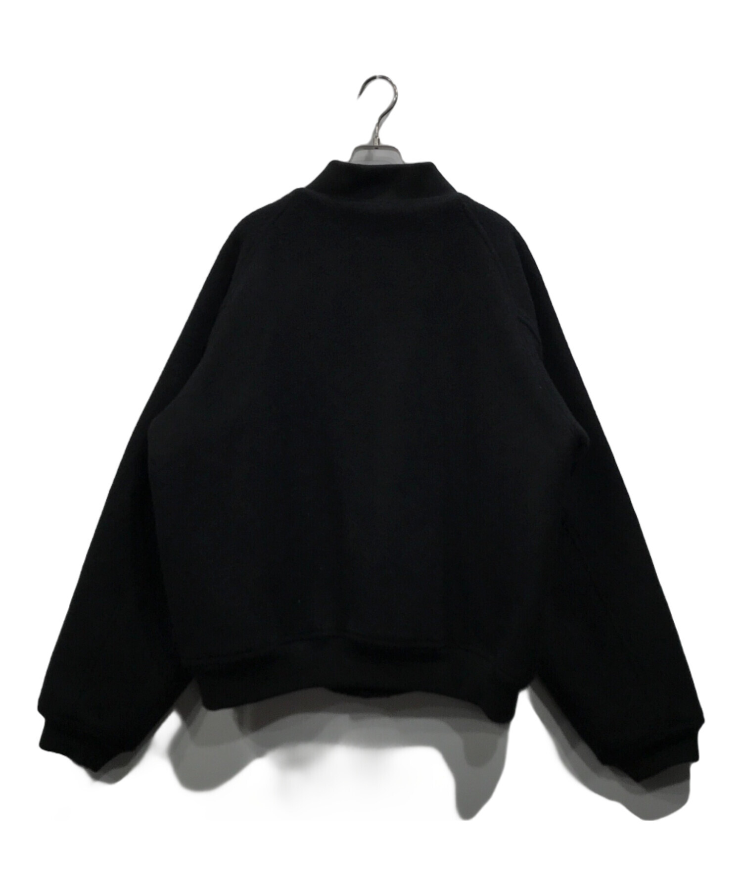 中古・古着通販】ALOUND (アラウンド) wool versity jacket ブラック