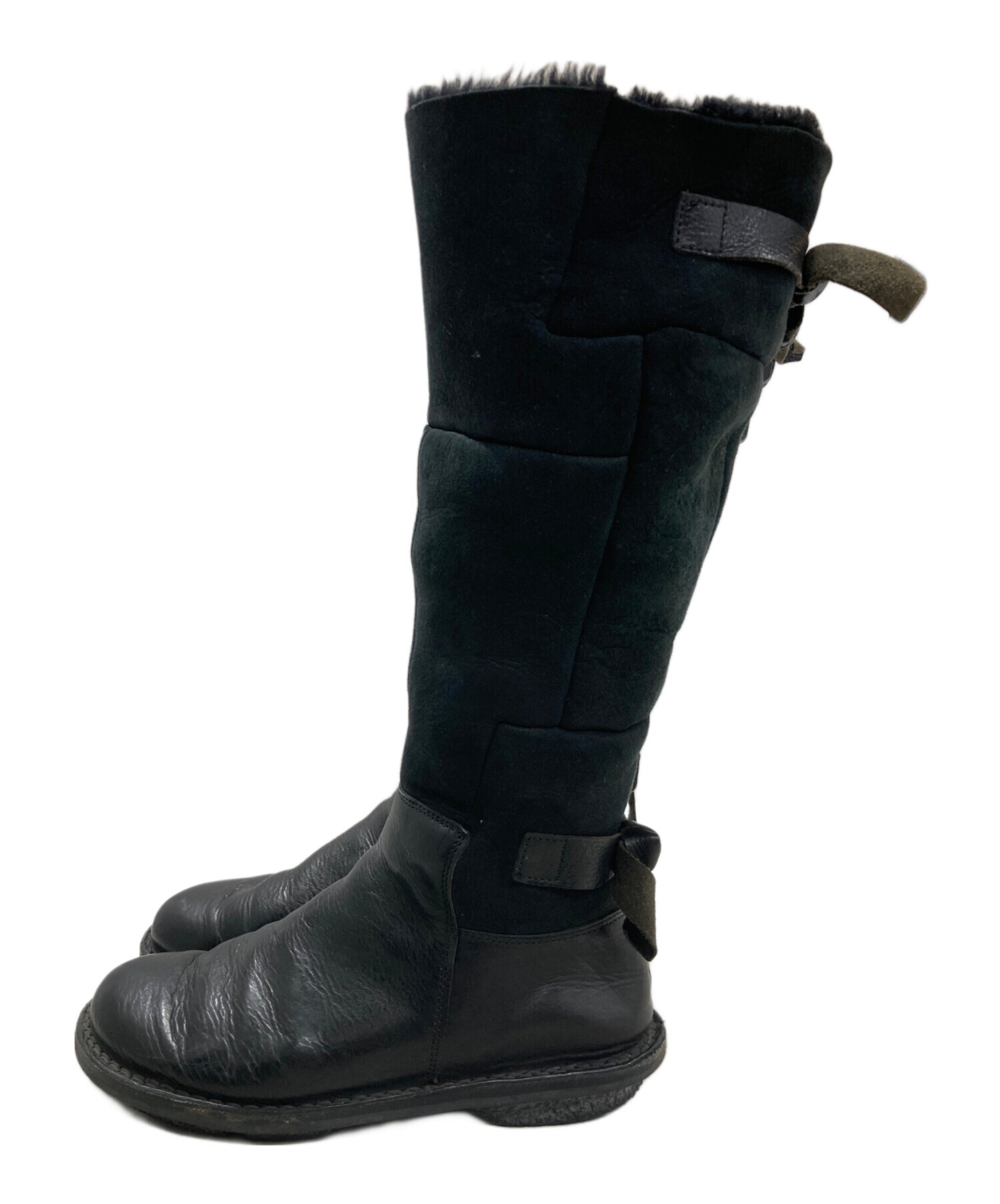 中古・古着通販】Trippen (トリッペン) ロングブーツ ブラック サイズ