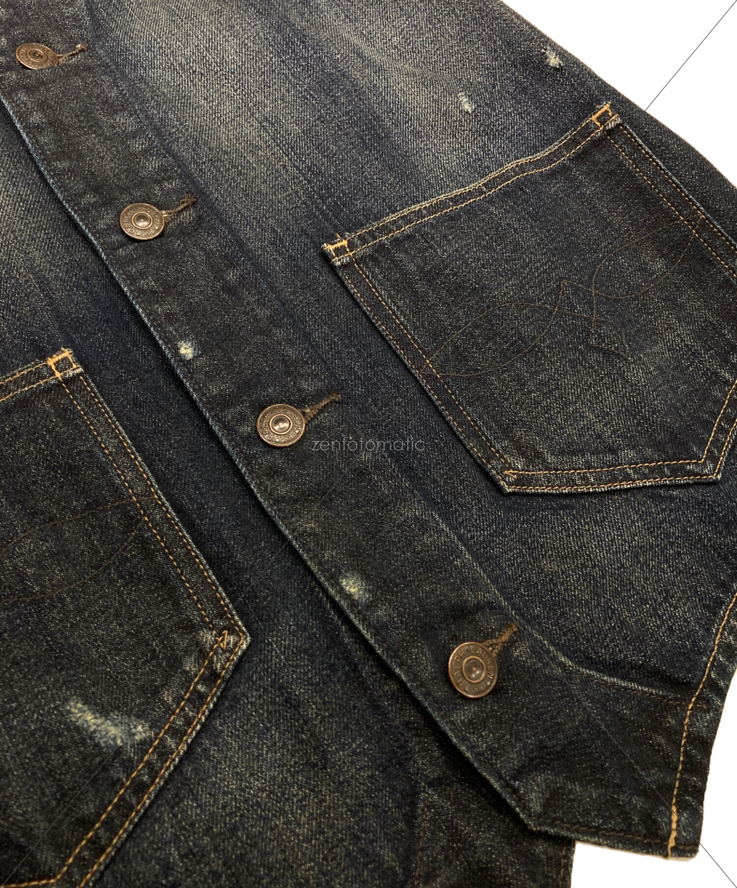 中古・古着通販】RRL (ダブルアールエル) デニムベスト インディゴ