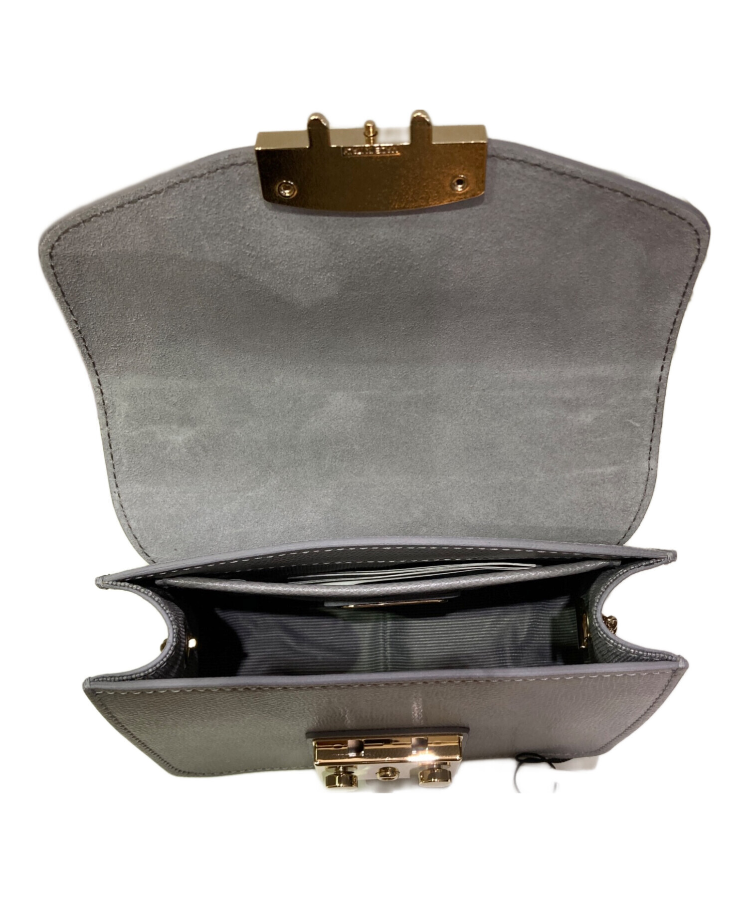 中古・古着通販】FURLA (フルラ) ショルダーバッグ グレー｜ブランド