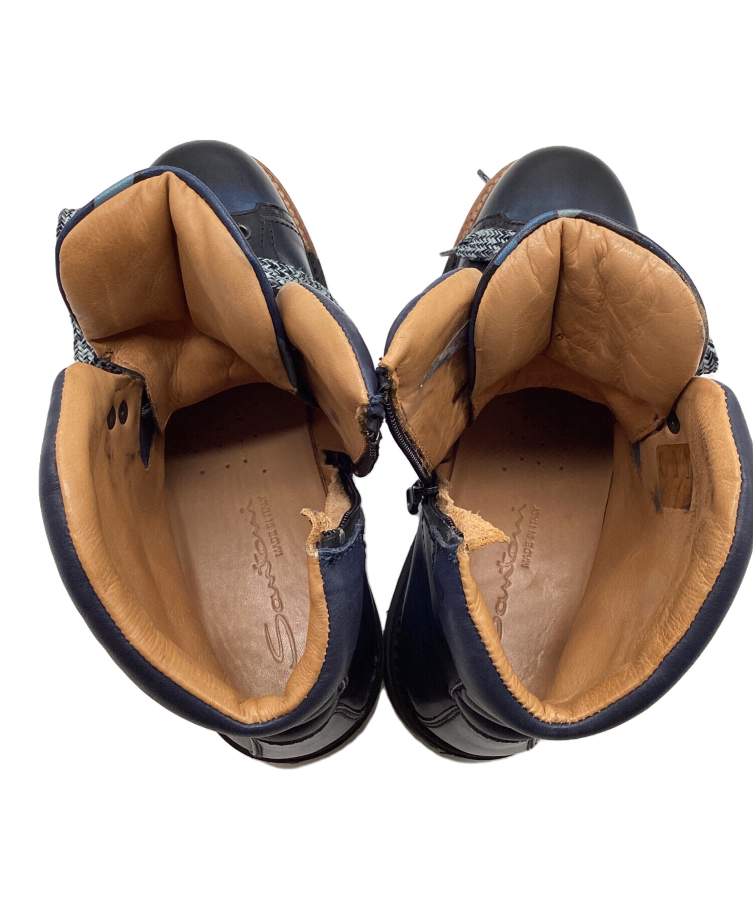 中古・古着通販】Santoni (サントーニ) カモフラージュサイドジップ