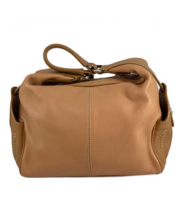 中古・古着通販】TOD'S (トッズ) レザーワンショルダーバッグ ベージュ