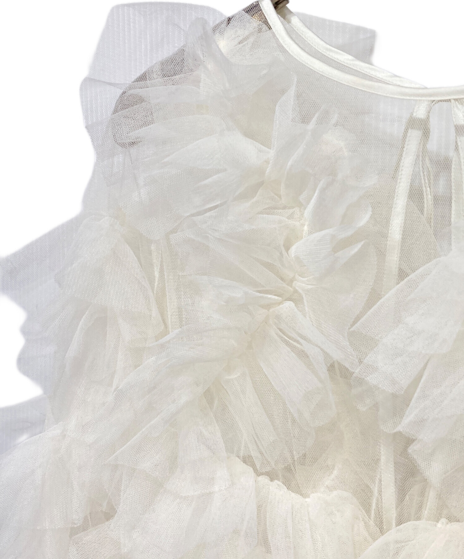 中古・古着通販】NOTREemor (ノートルエモア) tulle veil top/チュール