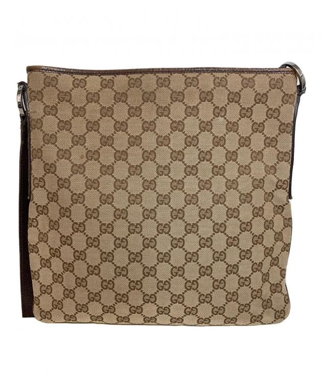中古・古着通販】GUCCI (グッチ) GGキャンバスショルダーバッグ
