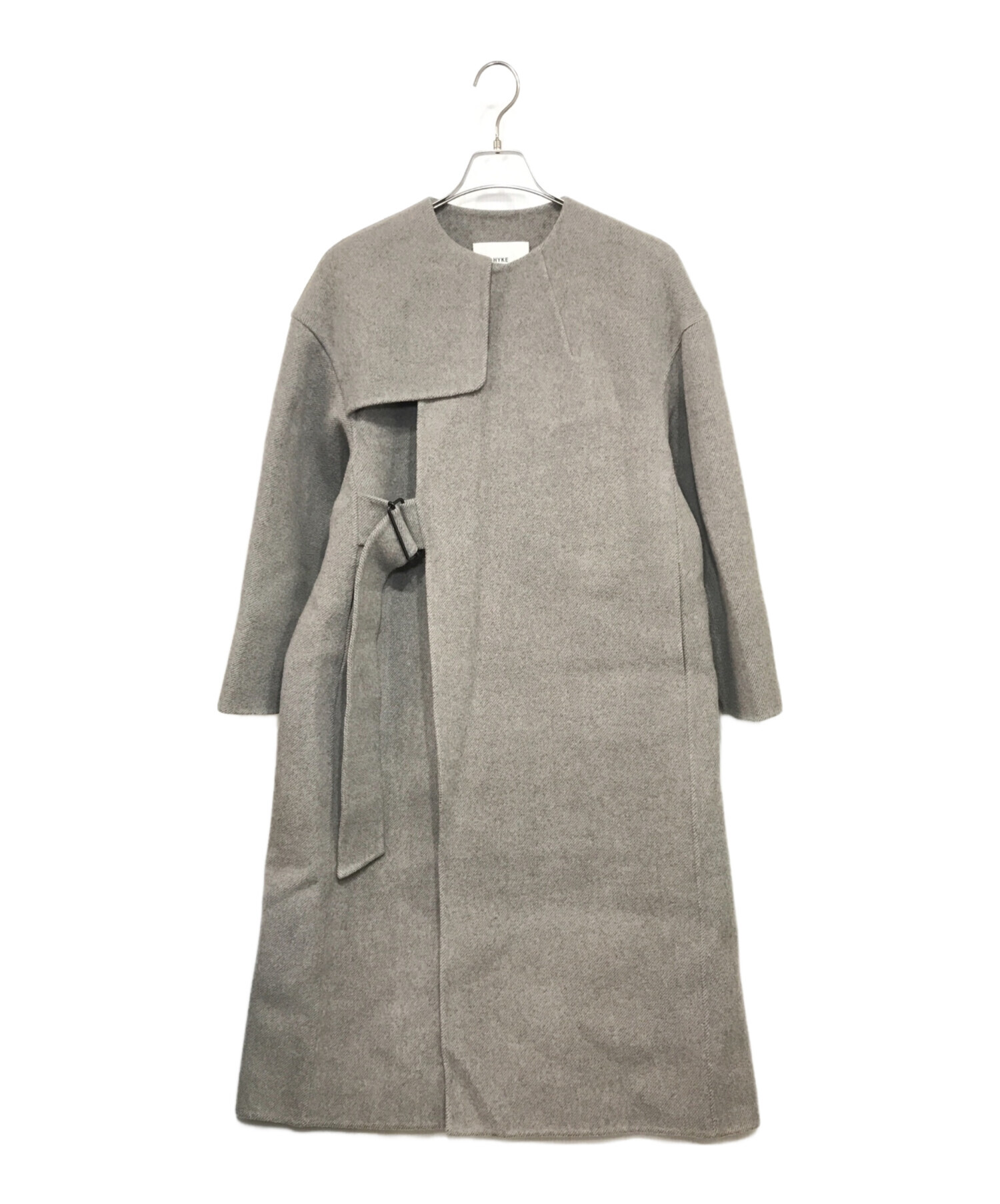 中古・古着通販】HYKE (ハイク) DOUBLE FACE TRENCH COAT グレー