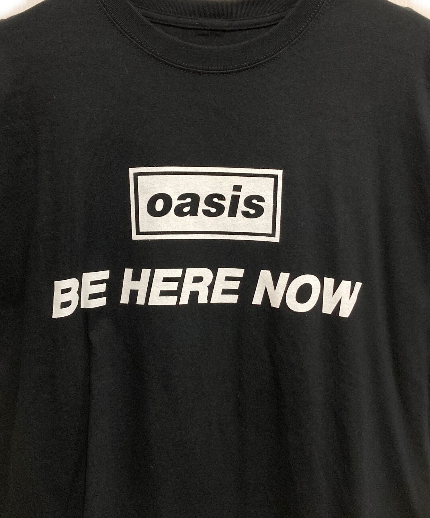 中古・古着通販】OASIS (オアシス) OASIS-プリントTシャツ ブラック