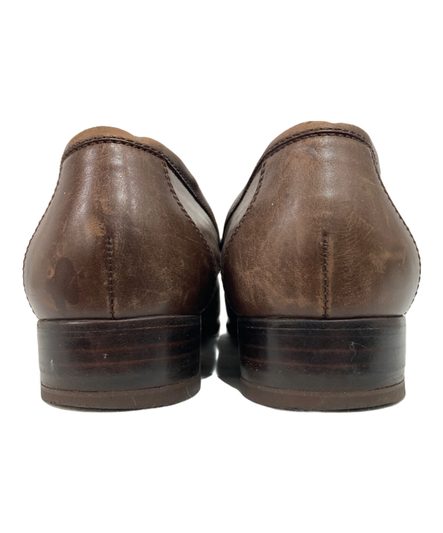 中古・古着通販】HERMES (エルメス) コンスタンスローファー ブラウン