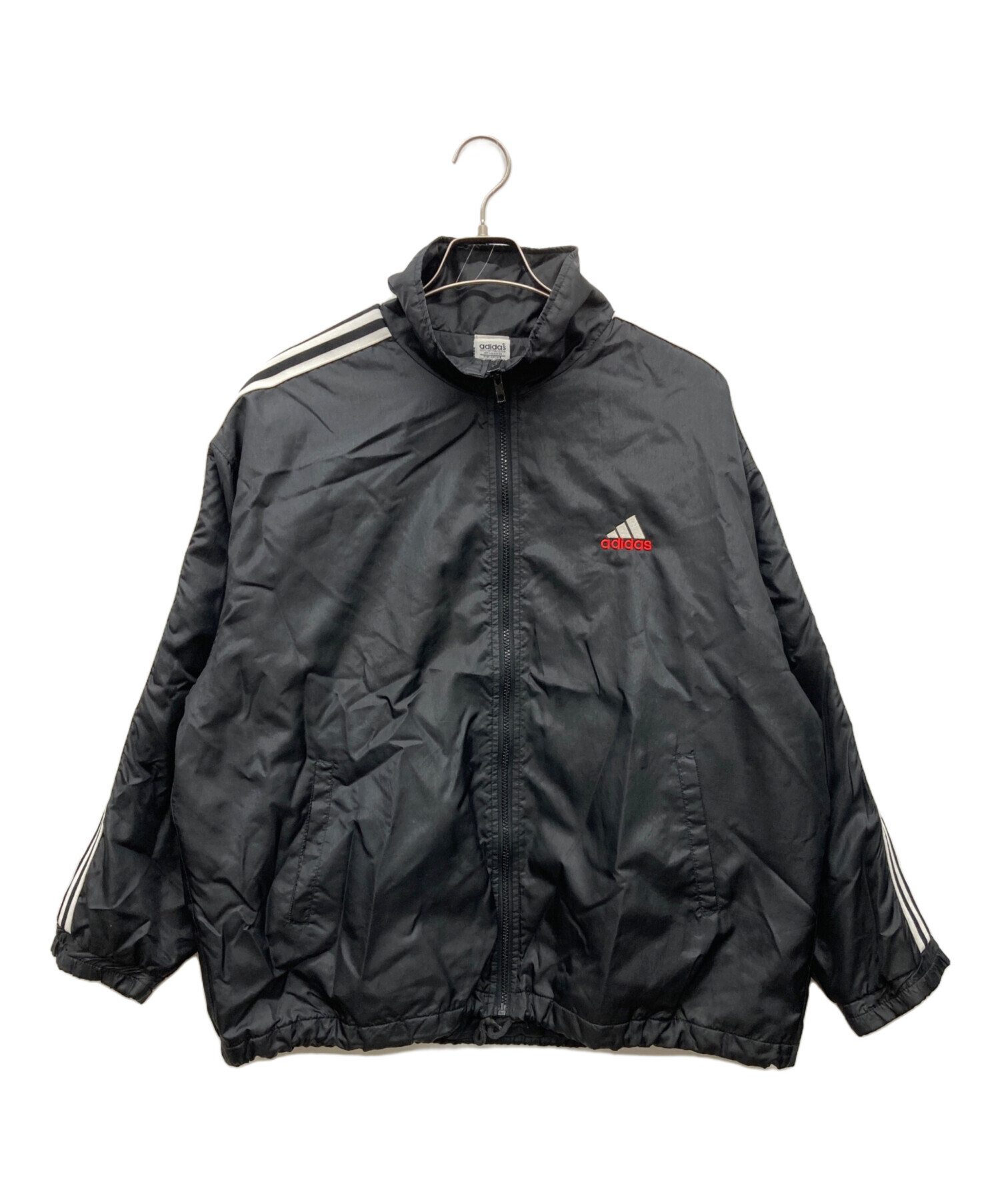 中古・古着通販】adidas (アディダス) ナイロンジャケット ブラック