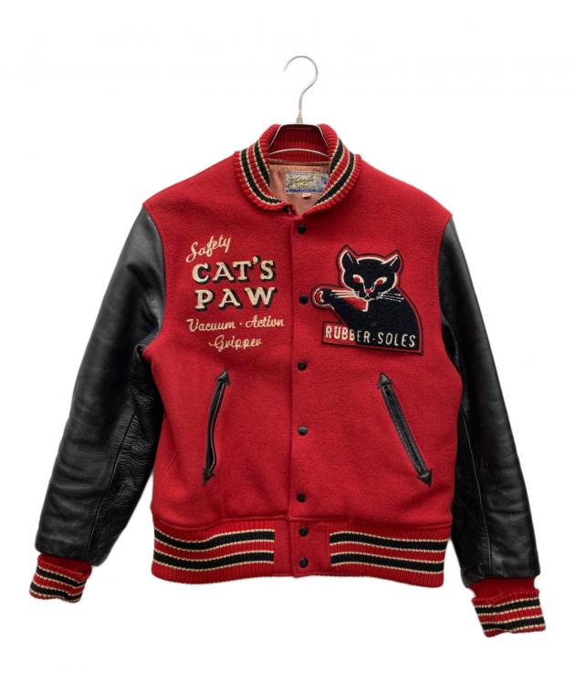 中古・古着通販】whitesville (ホワイツビル) 袖レザースタジャン