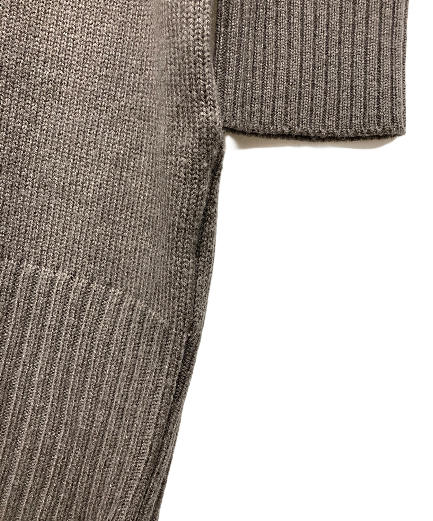 中古・古着通販】Rene (ルネ) ニットワンピース ブラウン サイズ:36