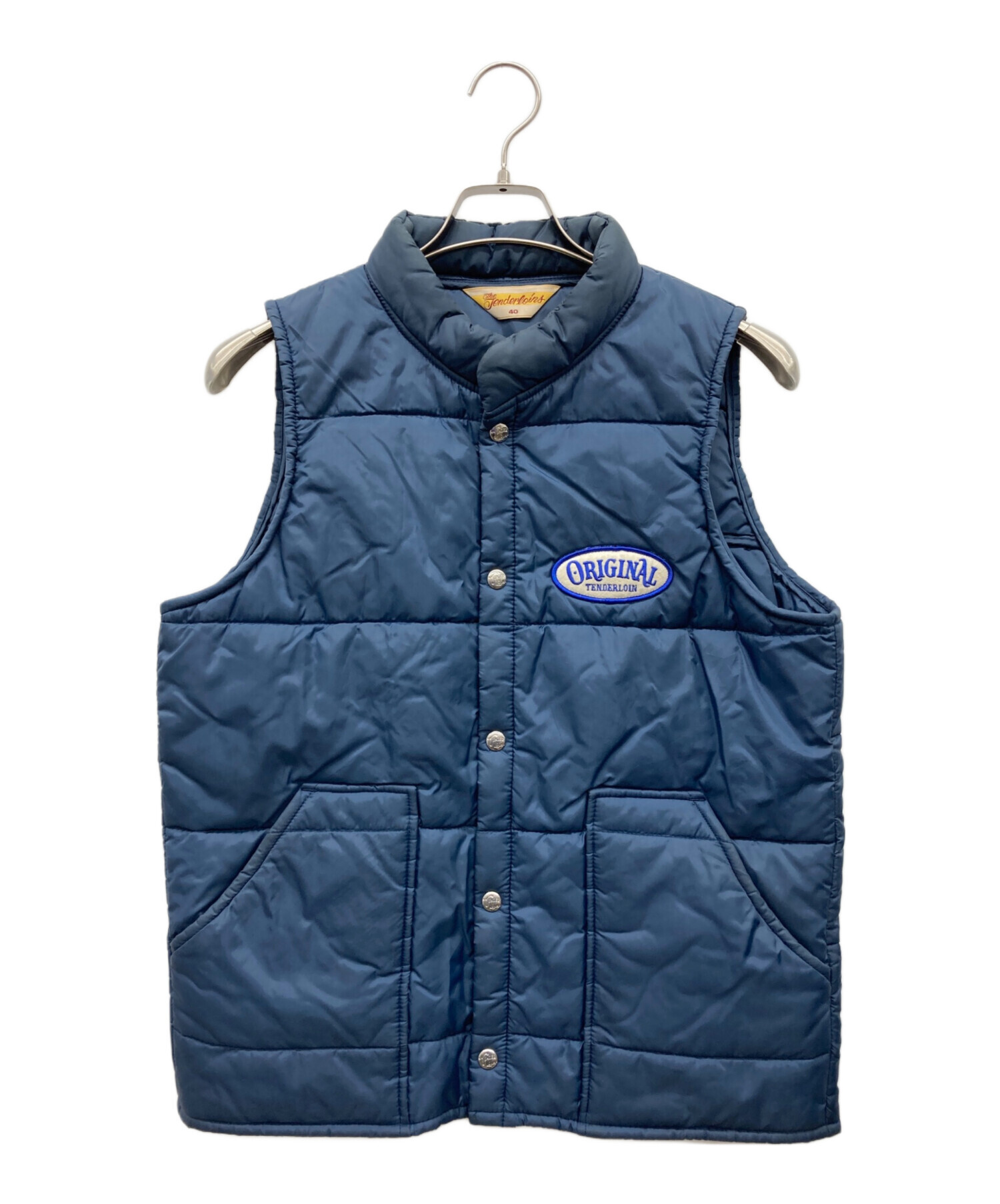 中古・古着通販】TENDERLOIN (テンダーロイン) 中綿ベスト ネイビー