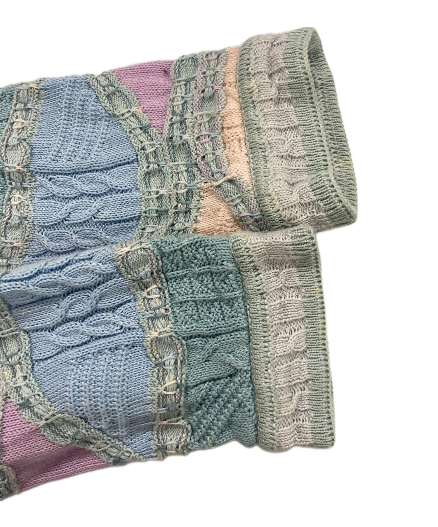 中古・古着通販】Coogi (クージー) 3Dニットカーディガン スカイブルー