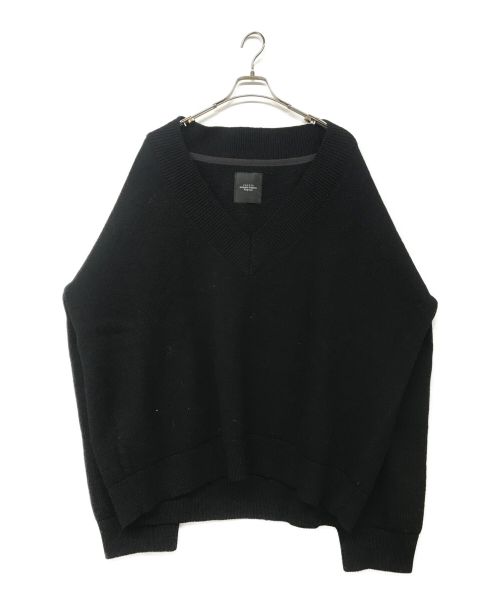 中古・古着通販】UNUSED (アンユーズド) 7G V-neck knit ブラック