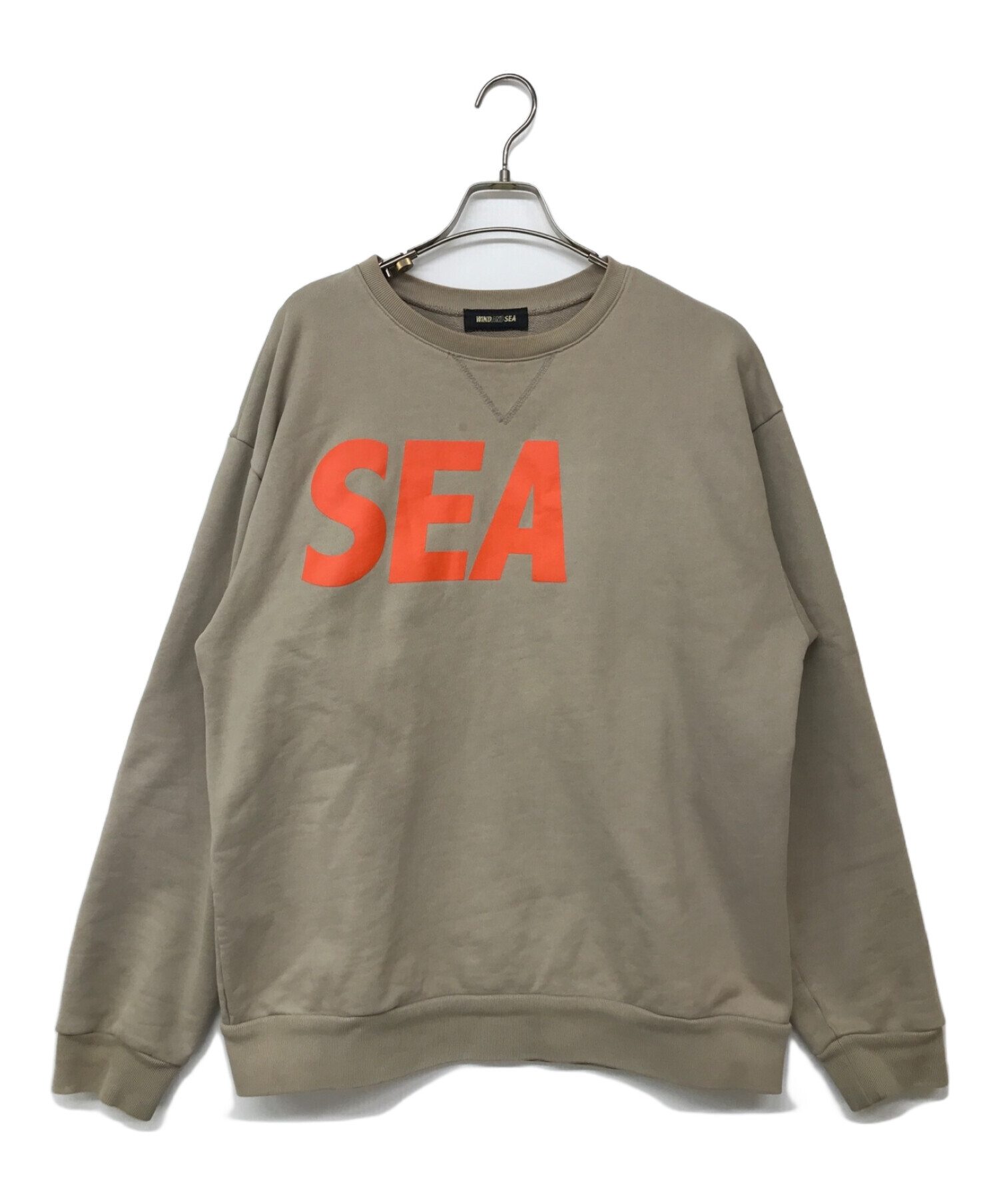 中古・古着通販】WIND AND SEA (ウィンダンシー) ロゴプリントクルー