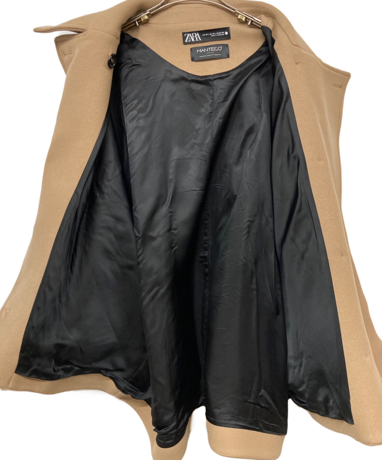 中古・古着通販】ZARA (ザラ) MANTECOオーバーサイズショートコート