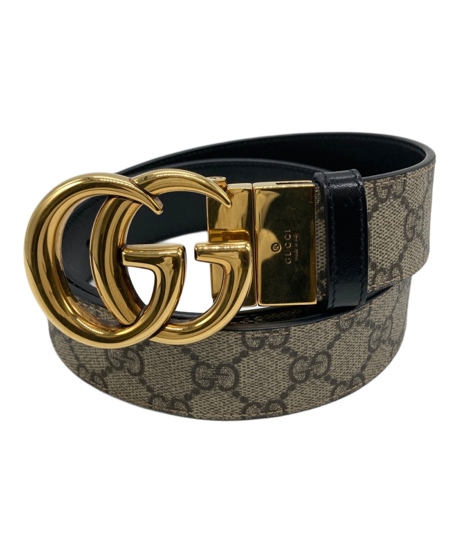 中古・古着通販】GUCCI (グッチ) GGマーモント リバーシブル ベルト