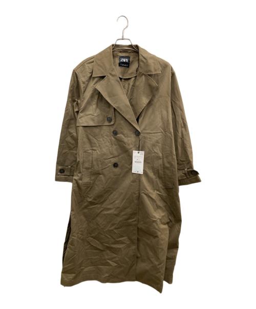 中古・古着通販】ZARA (ザラ) トレンチコート オリーブ サイズ:S 未