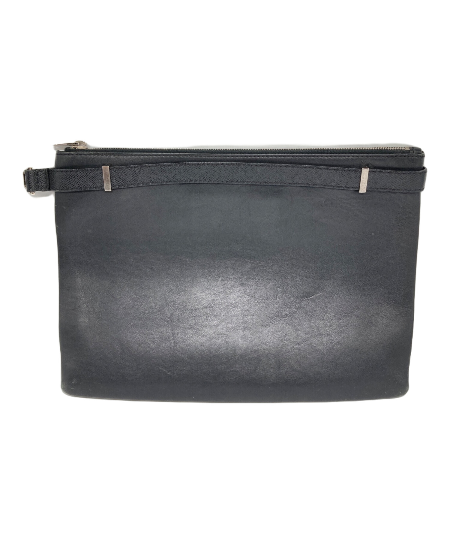 中古・古着通販】BALENCIAGA (バレンシアガ) レザークラッチバッグ