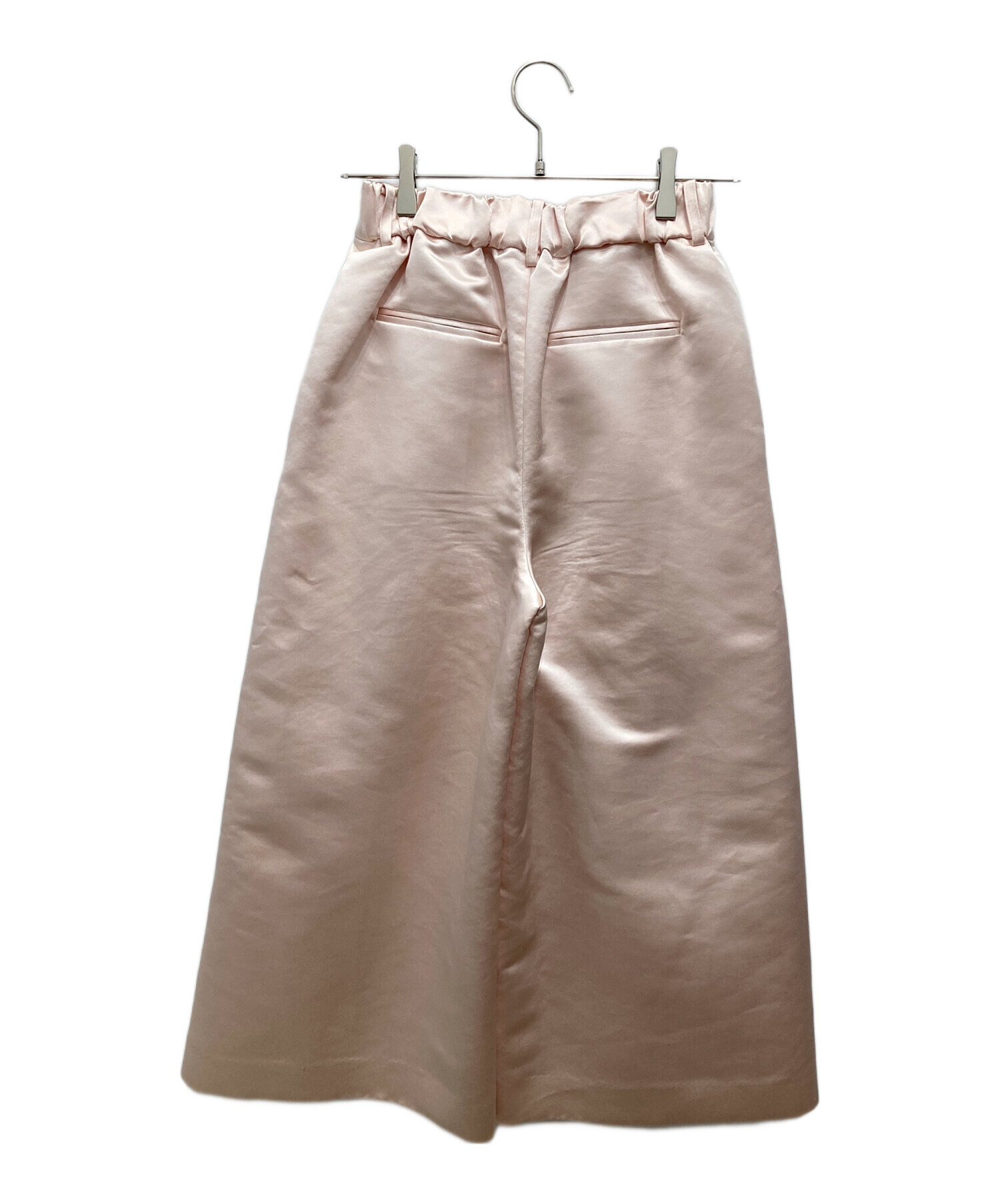 中古・古着通販】Heve (ヘイヴ) サテンガウチョパンツ ピンク サイズ