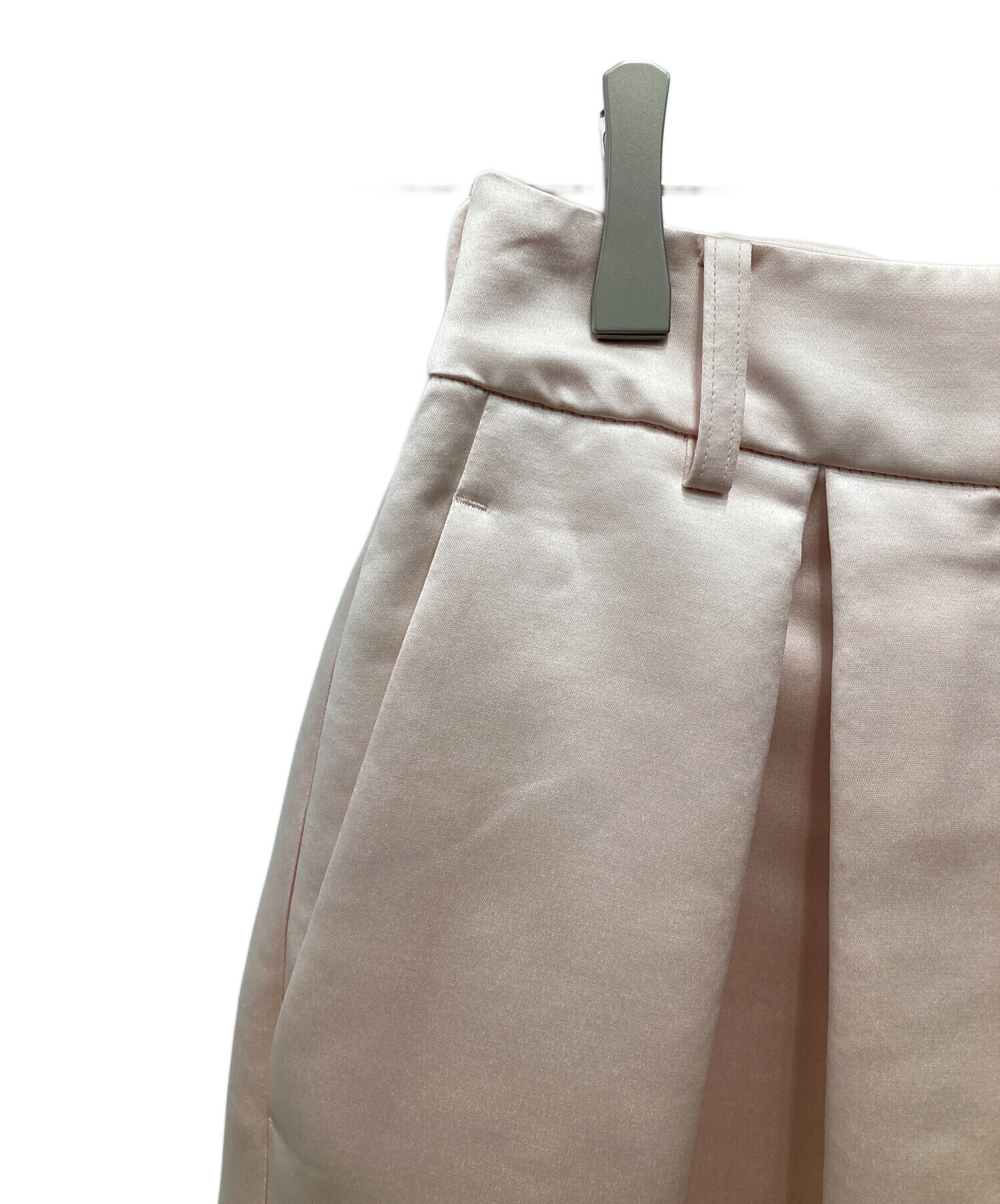 中古・古着通販】Heve (ヘイヴ) サテンガウチョパンツ ピンク サイズ