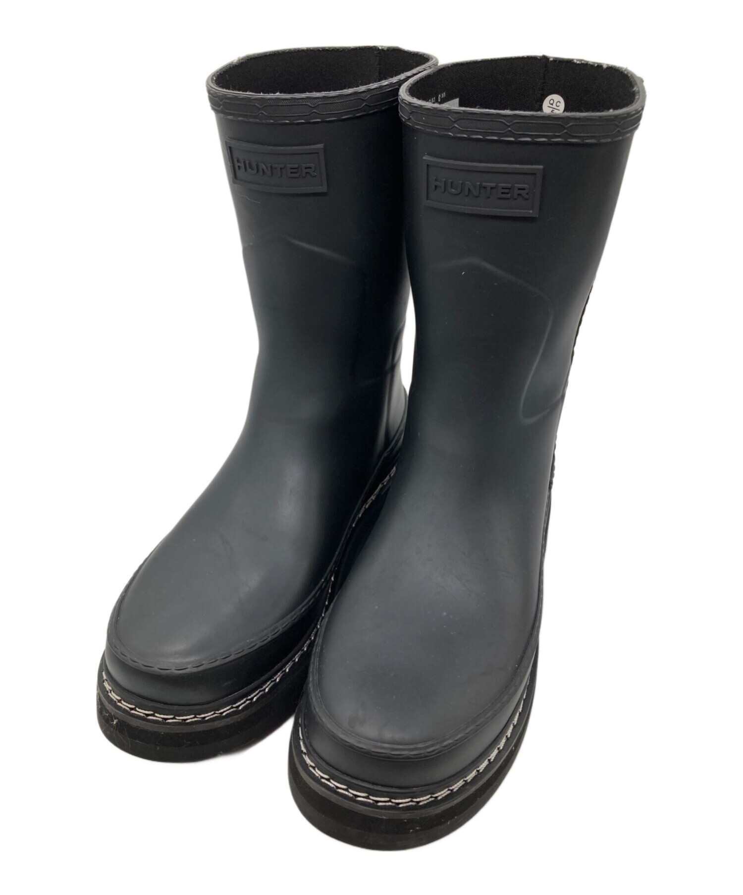 中古・古着通販】HUNTER (ハンター) レインブーツ ブラック サイズ:22
