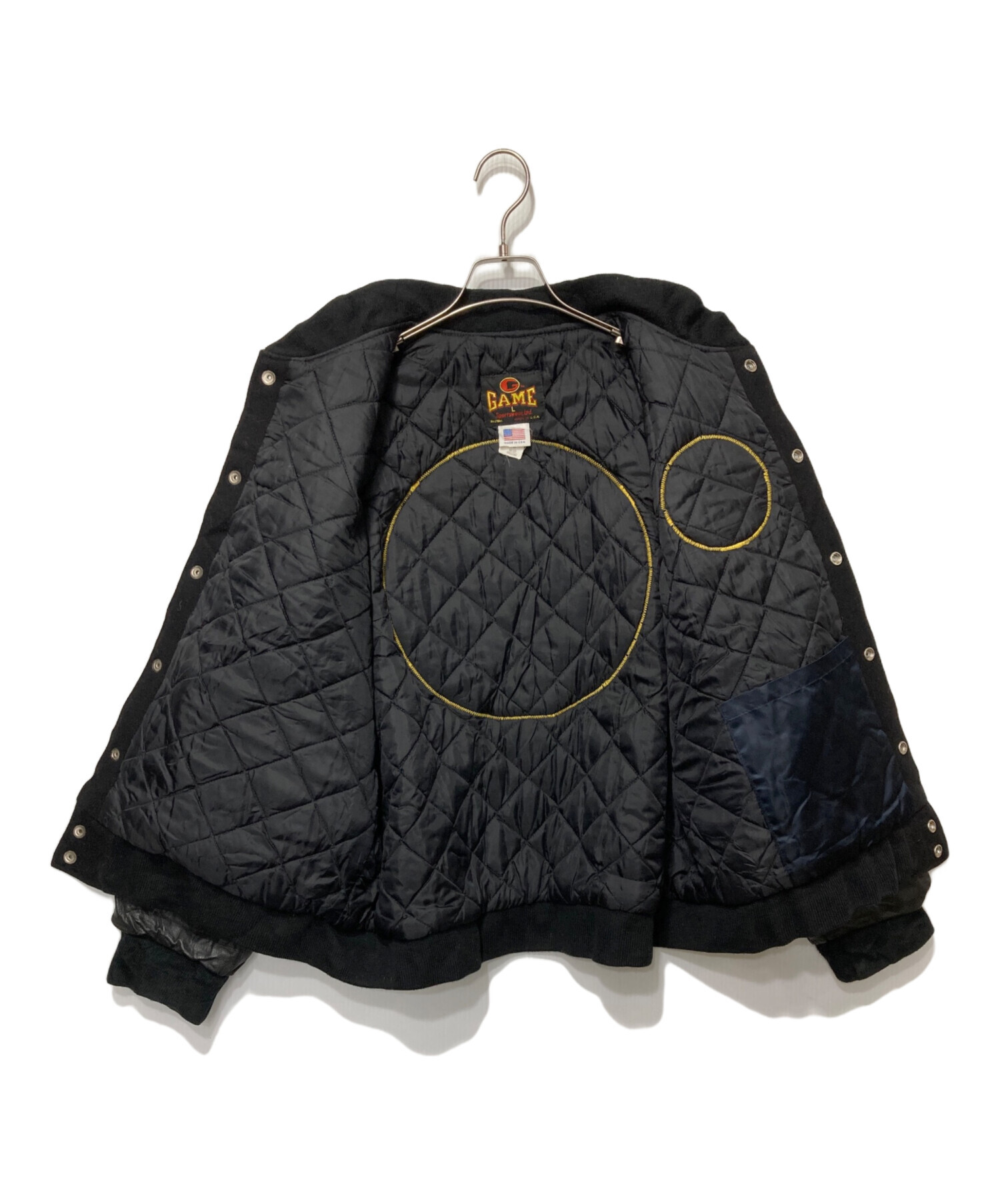 中古・古着通販】GAME SPORTSWEAR (ゲームスポーツウェア) 袖レザー