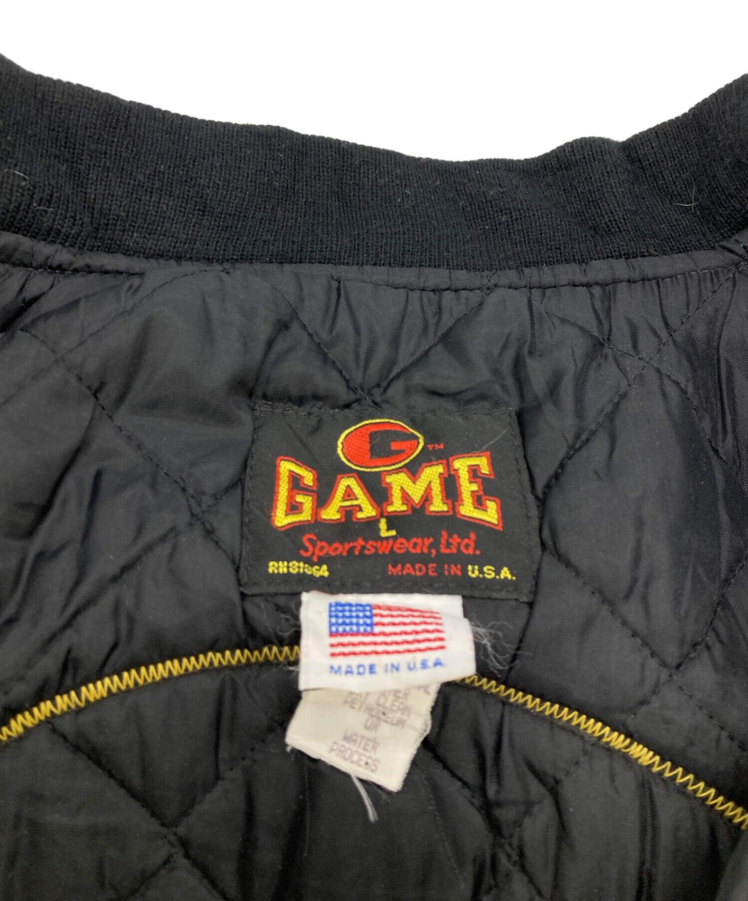 中古・古着通販】GAME SPORTSWEAR (ゲームスポーツウェア) 袖レザー