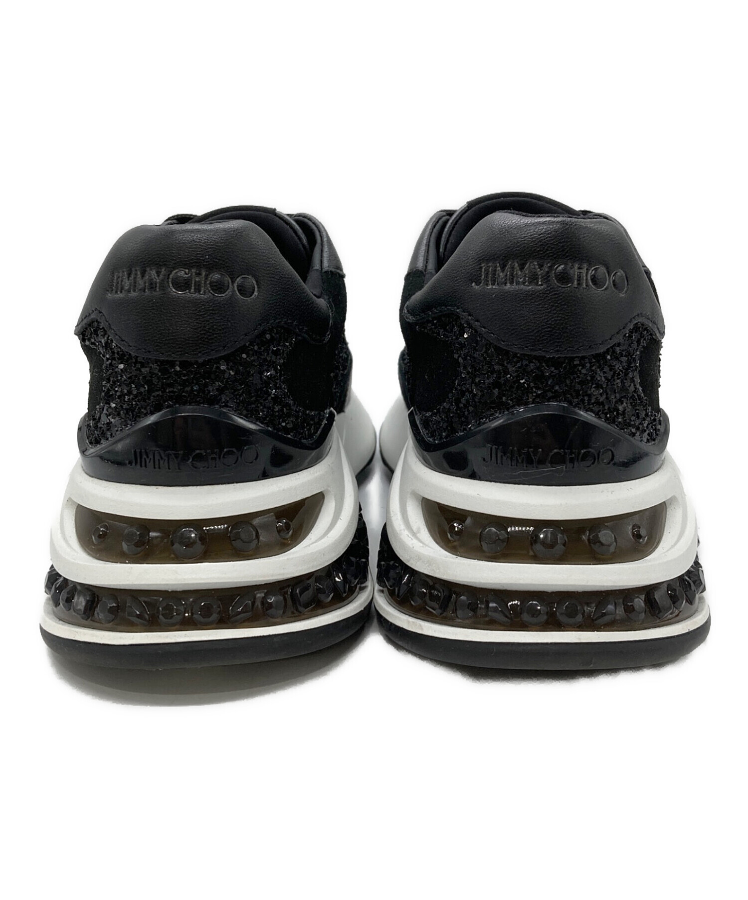 中古・古着通販】JIMMY CHOO (ジミーチュウ) グリッタースニーカー