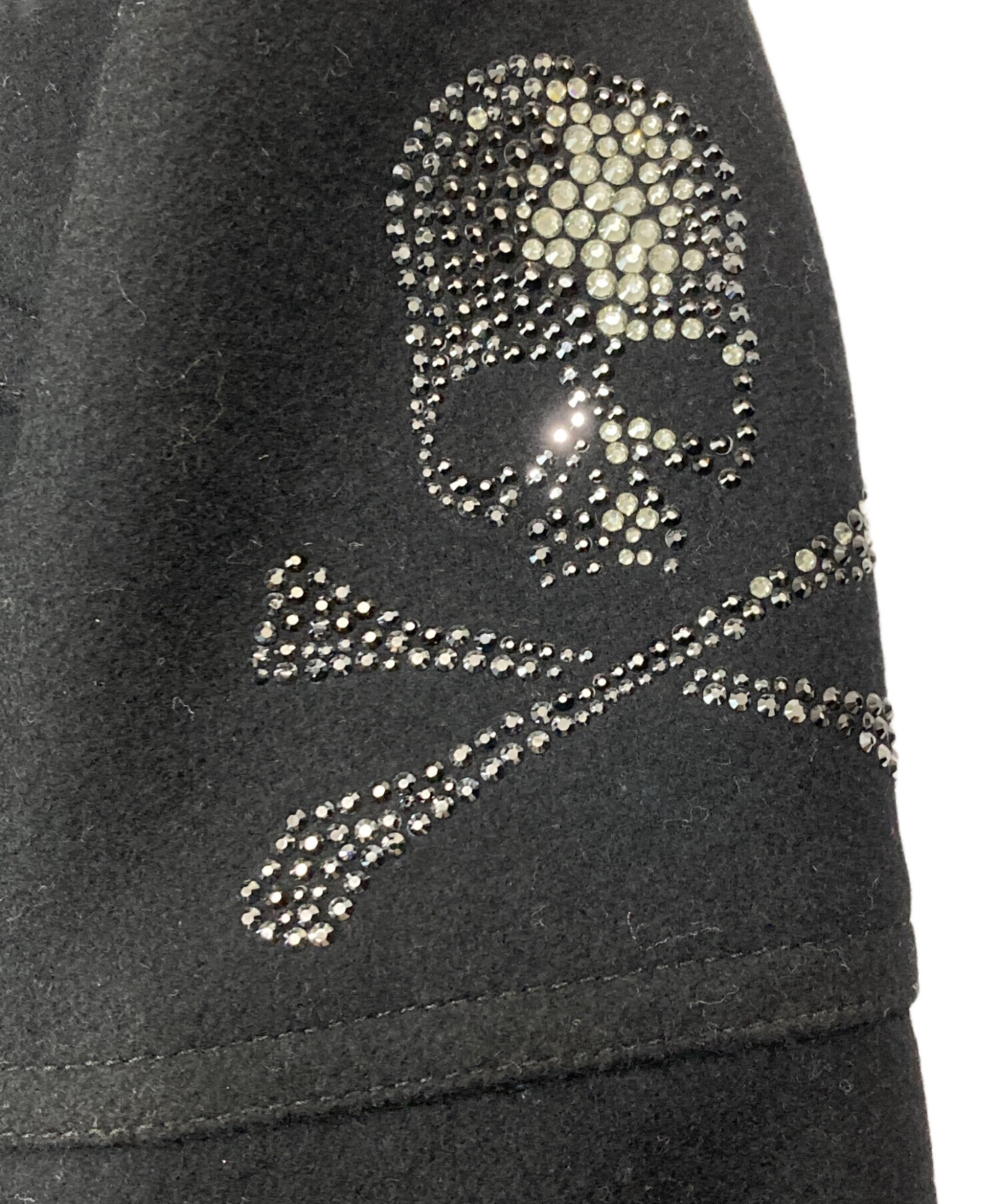 中古・古着通販】Roen (ロエン) スワロフスキースカル Pコート