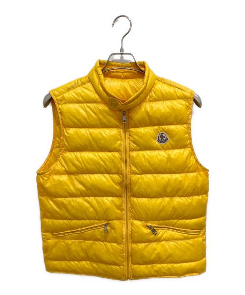 中古・古着通販】MONCLER (モンクレール) ライトダウンベスト イエロー
