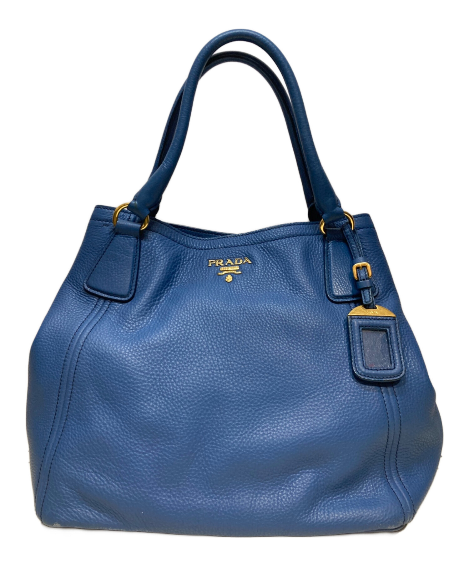 中古・古着通販】PRADA (プラダ) 2WAYショルダーバッグ ブルー