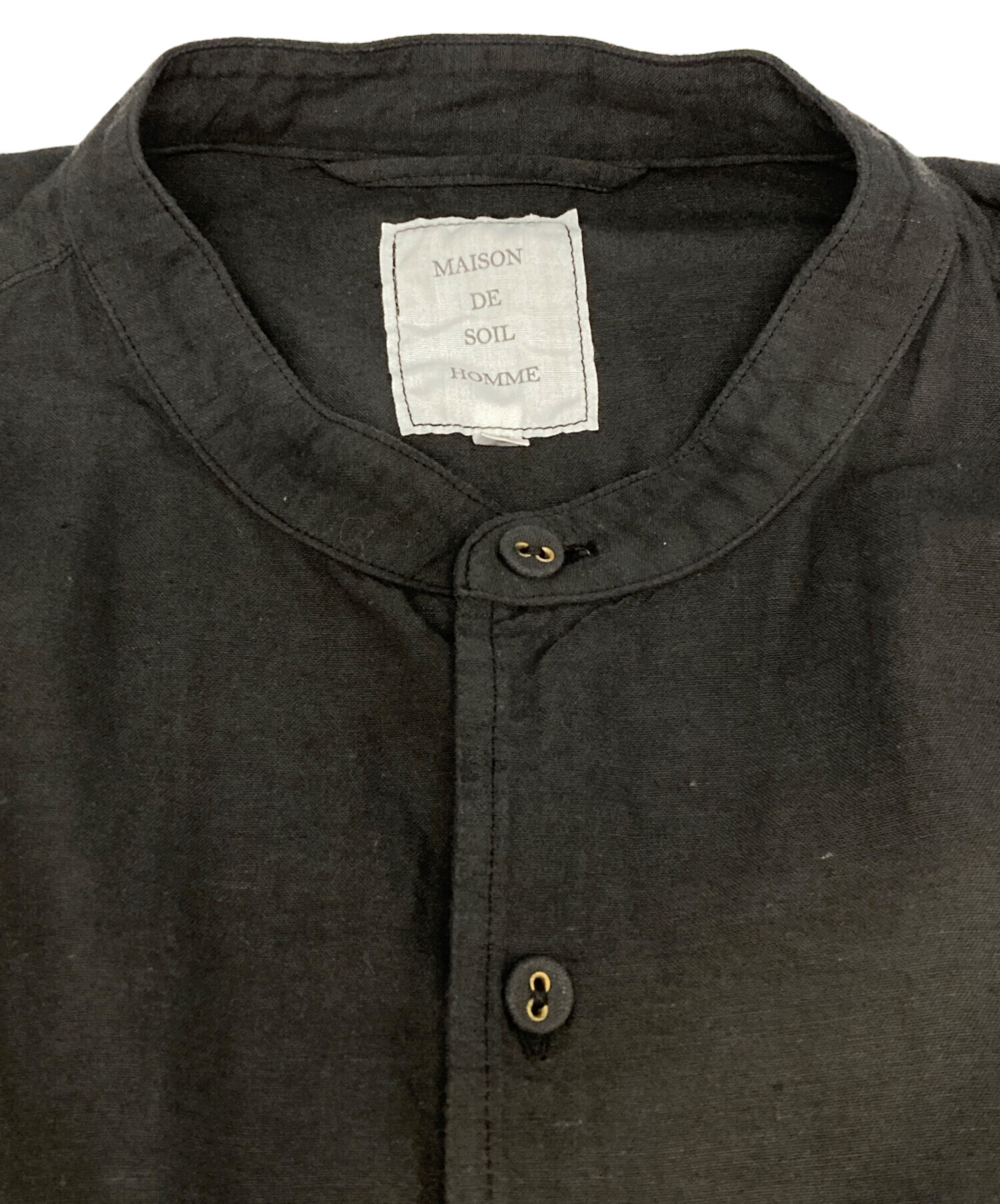 中古・古着通販】maison de soil (メゾンドソイル) スタンドカラー