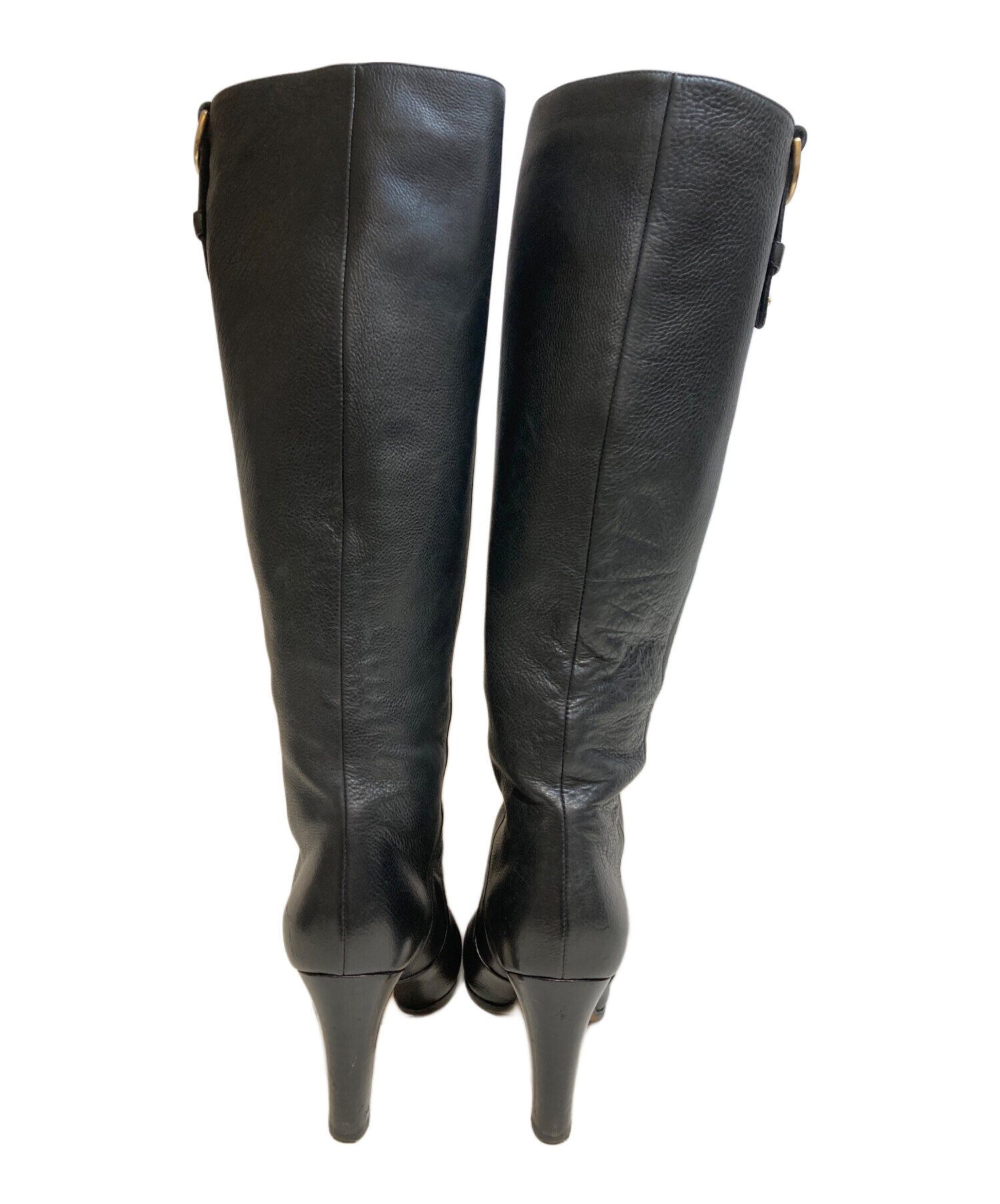 中古・古着通販】JIMMY CHOO (ジミーチュウ) ロングブーツ ブラック